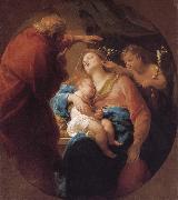 Holy Family with St. John the Baptist, Pompeo Batoni